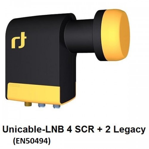 Inverto Unicable Quad LNB 2 Legacy 4 EN50494 Unicable Umsetzungen