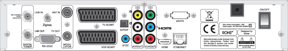 Abbildung Octagon SF-918 Difference HD Rückseite