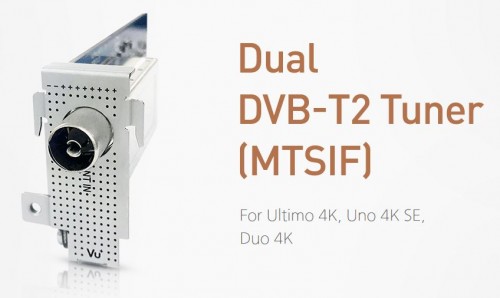 VU+ DVB-T2 MTSIF Dual-Tuner