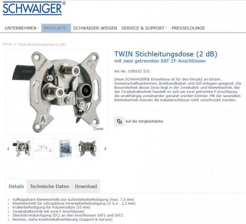 Schwaiger_DSE652_Twin-Stichdose