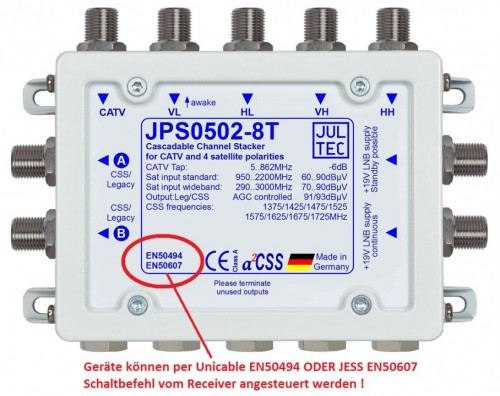 Jultec-JESS_EN50607_Steuerung