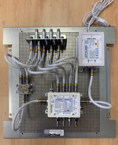 Jultec JPS0501-16MN Satanlage JESS EN50607 Lochblechplatte Potentialausgleich Verteiler ohne Diodenentkopplung