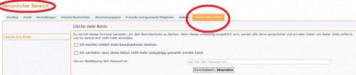 Satanlagenforum.de Account löschen