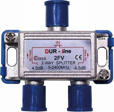 SAT F-Verteiler (Frequenzbereich: 5 - 2400 MHz)