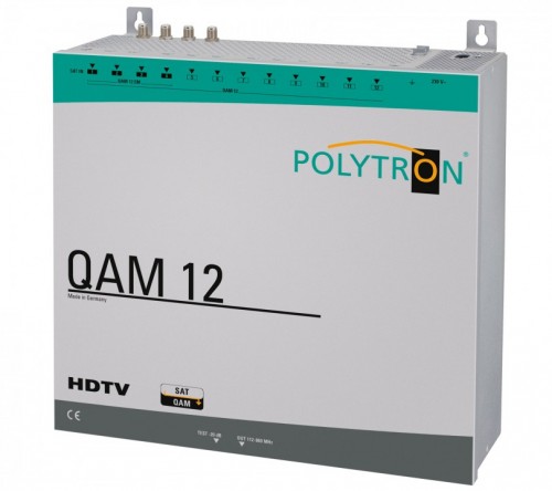 Polytron QAM 12 LAN Rückseite mit LAN-Anschluss