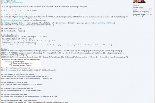 Jultec Typenschlüssel Erklärung