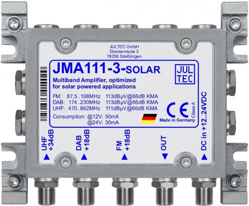 Jultec JMA111-3-SOLAR im neuen Gehäuse