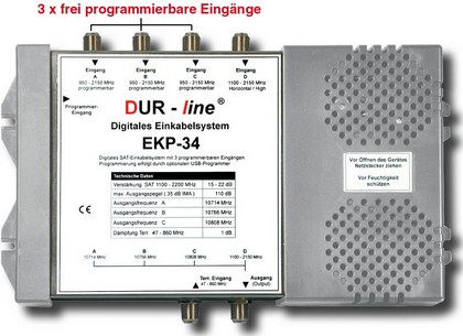 Dur-Line SAT-Einkabelsystem DKP-34