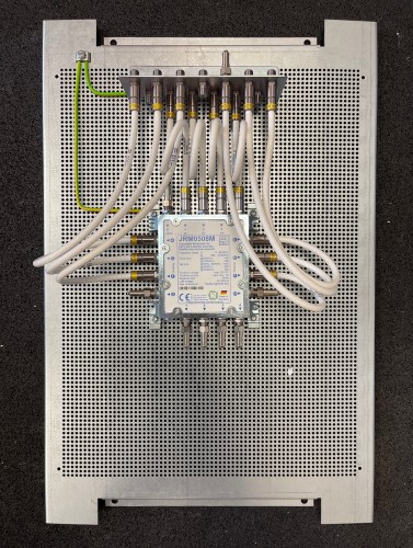 Jultec JRM0508M Lochblechplatte Potentialausgleich-Aufbau / Vormontage