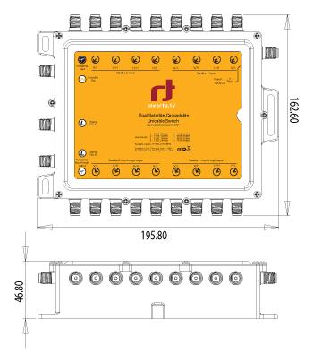 Unicable Multischalter INVERTO Black IDLP-USS200-CUO10-8PP