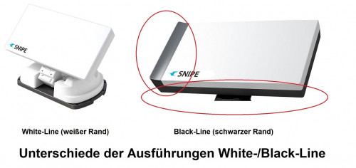 Snipe Antennen - Unterschied White- / Black-Line