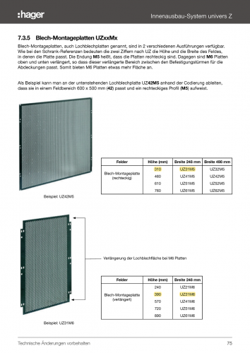 Hager Blechmontageplatte.png