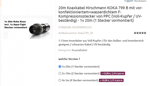20m Koaxkabel Hirschmann KOKA 799 B mit vorkonfektioniertem wasserdichtem Stecker.png