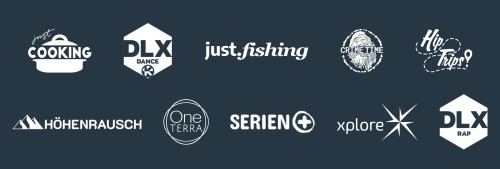 Höhenrausch, Serien+, Just Fishing, Crime Time, Just Cooking, Xplore, Hip Trips, One Terra, Deluxe Dance by Kontor und Deluxe Rap.jpg