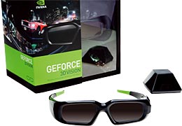 Bereits seit 2009 Realität: Das 3-D-Vision-System von Nvidia ermöglicht die dreidimensionale Darstellung von Computerspielen in Verbindung mit 3-D-Monitoren<br />Bild: Nvidia