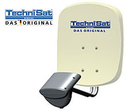 Abbildung Technisat Multytenne 45 + LNB<br />Bild Copyright by Technisat