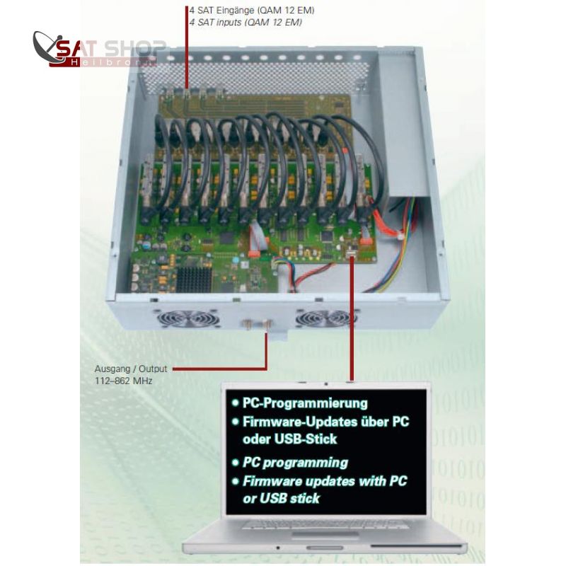 Polytron QAM12 Innenansicht