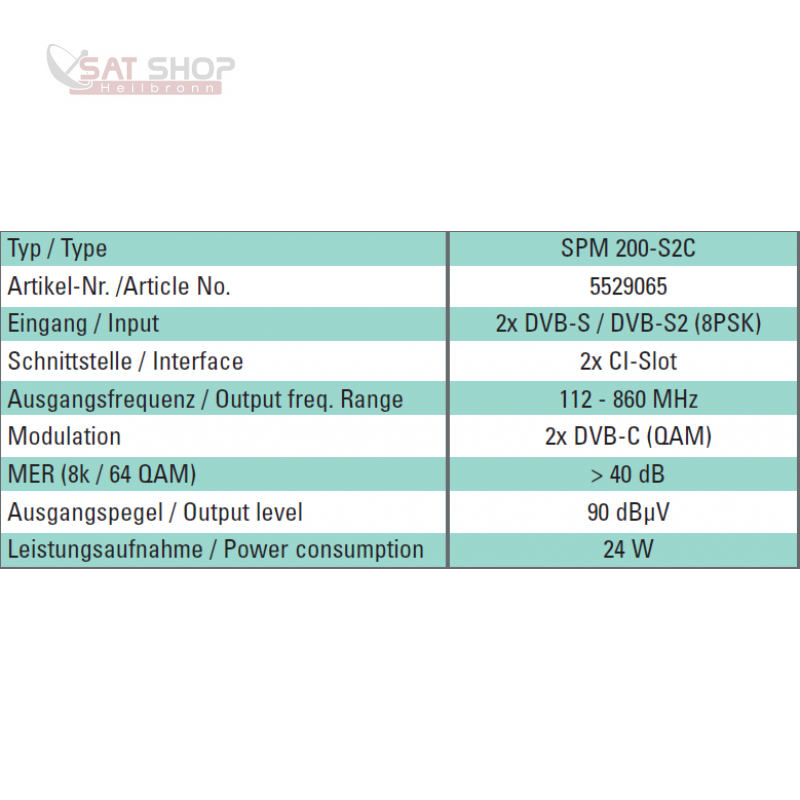 Datenblatt Polytron Digi 200