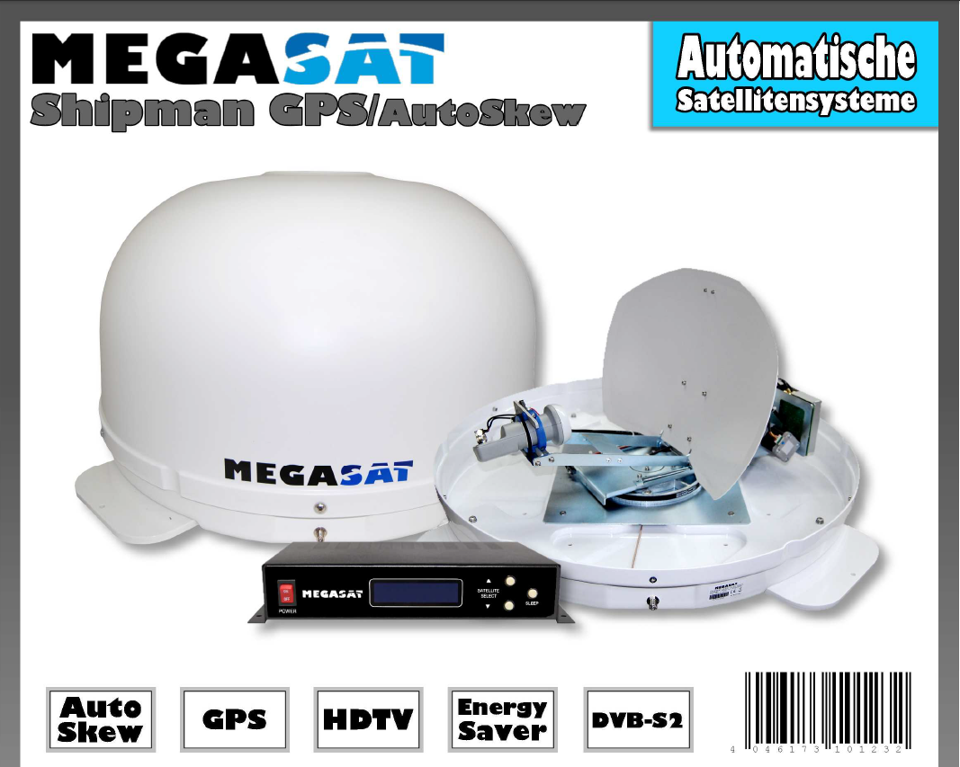 Megasat Shipman GPS Auto-Skew