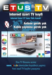 ETUS TV Flyer türkisch vorne