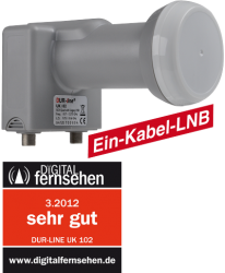 DurLine UK102 Unicable Quad LNB mit 1x Legacy Bild 1