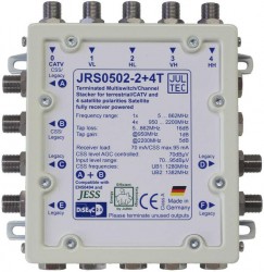 JULTEC JRS0502-2+4T 2x Unicable/4x Legacy Multischalter