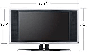 Abbildung HDTV- LCD- TV Dell W2607C