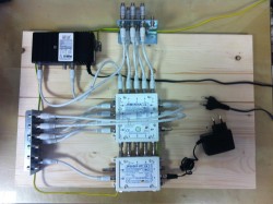 Jultec JRM0508 Multischalter + JPS0501-8 Unicable incl UKW-Verstärker und Potentialausgleich / Überspannungsschutz (1)