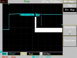 so sollte das Signal aussehen (also das Schaltsignal komplett auf den 18V oben drauf und nicht am Ende auf 13V heruntergesetzt)