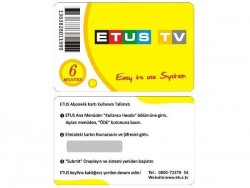 ETUS IP TV Abokarte (Laufzeit 6 Monate)