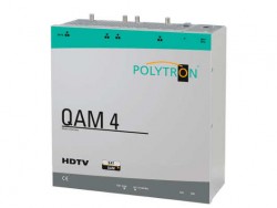 Die Kopfstelle Qam 4 CI verfügt über Eingänge für Signale von vier Transpondern<br />Bild: Polytron