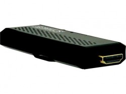 Der Media-Player DSR51IP wird einfach an den HDMI-Port des Fernsehers angeschlossen<br />Bild: Schwaiger