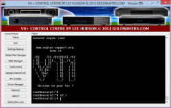 VU Plus ControlCenter V6 Screenshot Telnet