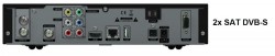igaBlue HD 800 UE Plus Linux Twin HDTV Sat- / Hybrid Receiver DVB-S2 + DVB-C/T 2x DVB-S Tuner