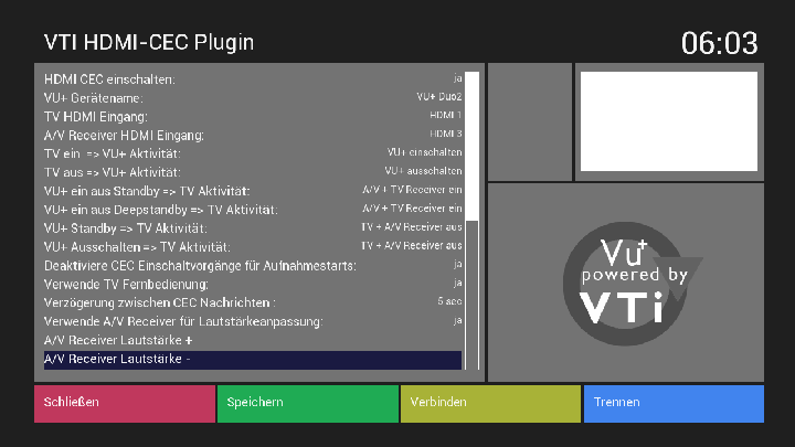 HDMI CEC an den VU+ Boxen - Seite 48 - Plugins Vu+ Forum