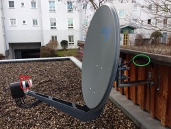 Satantenne_LNB_Wandmontage