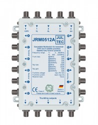 Multischalter 5/12 Jultec JRM0512A (voll receivergespeist) für 1 Satelliten (1. Produktgeneration)