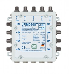 Multischalter 5/8 Jultec JRM0508T (voll receivergespeist) für 1 Satelliten (1. Produktgeneration)