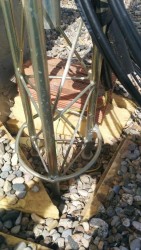 Blitzschutz am Antennenmastfuß