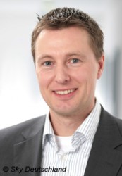 Stefan Kunz, Vice President Business &amp; Distribution Services bei Sky Deutschland<br />Bild: Sky Deutschland