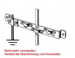 Erdungsschiene_Koaxkabel_abisolieren_unterklemmen