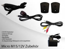 Micro m15/12 HD Camping Satreceiver Lieferumfang