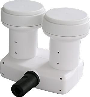 Inverto Monoblock Single LNB für den Empfang von Astra 19.2 Grad Ost + Hotbird 13.0 Grad Ost für einen Anschluss.