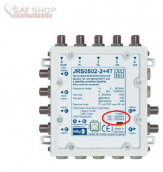 JultecJRS0502-2+4T_UB_ID_Frequenzen_Unicable