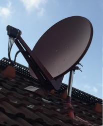 Sat-Antenne-Klebemanschette