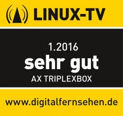 AX-Technologies Triplexbox Test  Linux TV (DF)