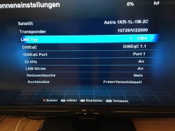 Unicable Receiver Einstellungen - Satanlagen Forum