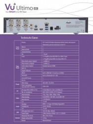 VU+ Ultimo 4K Datenblatt 2