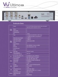 VU+ Ultimo 4K Datenblatt 2