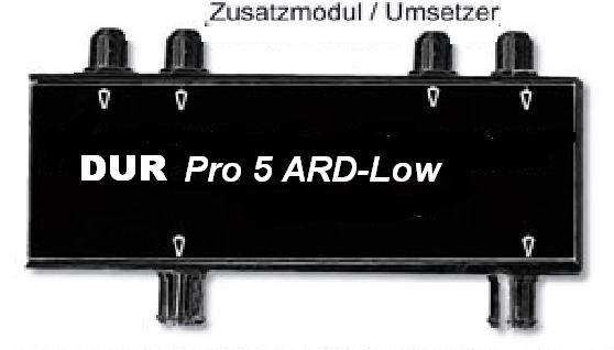 Vorschaltgerät SAT- Einkabelsysteme für Erweiterung ARD- Gruppe (neuer Transponder) Smart GP-31D, DUR-EK1, Schwaiger EKF-1100 und andere kompatible